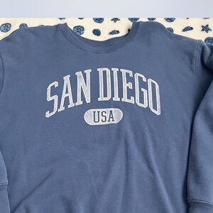 Hollister San Diego Blue Crewneck Sweatshirt
